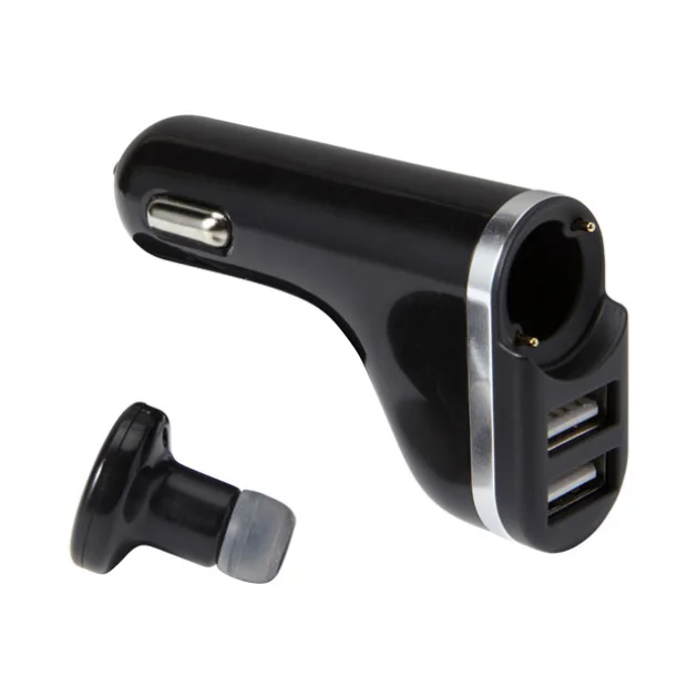 Plastic Car Charger With 2 Usb Ports