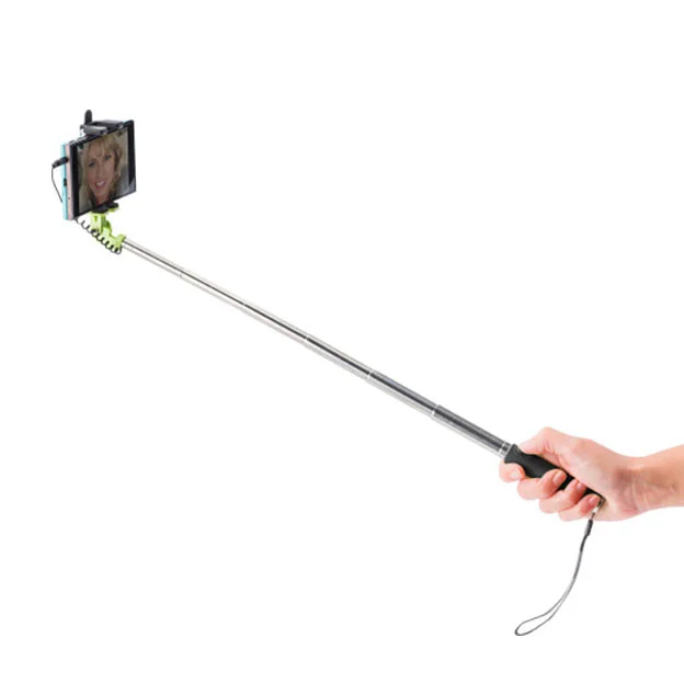 Telescopic Selfie Sticks with Silicon Handle