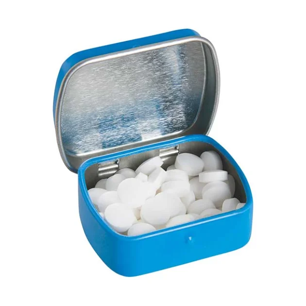 Mini Hinged Tin With Extra Strong Mints