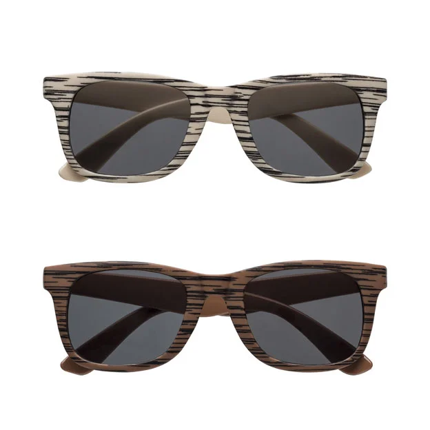 Sunglasses With Wood Effect