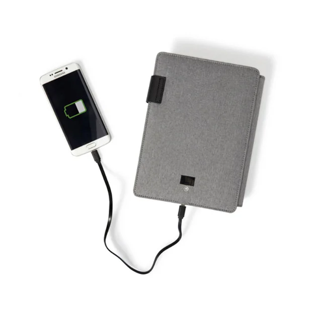 A5 Polyester Document Folder With Power Bank