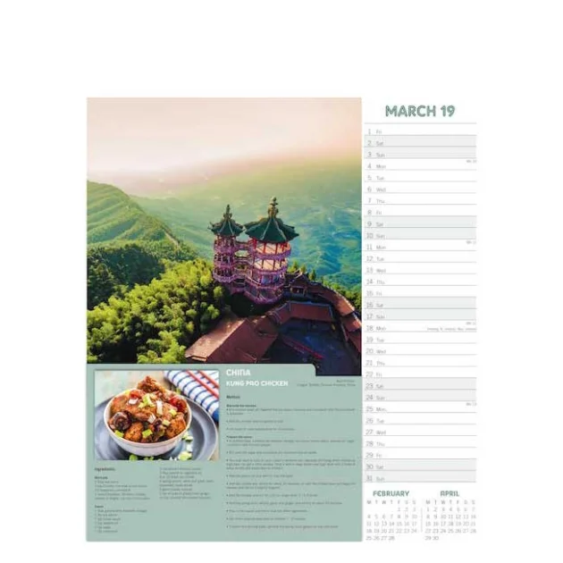 Taste For Travel Wall Calendars
