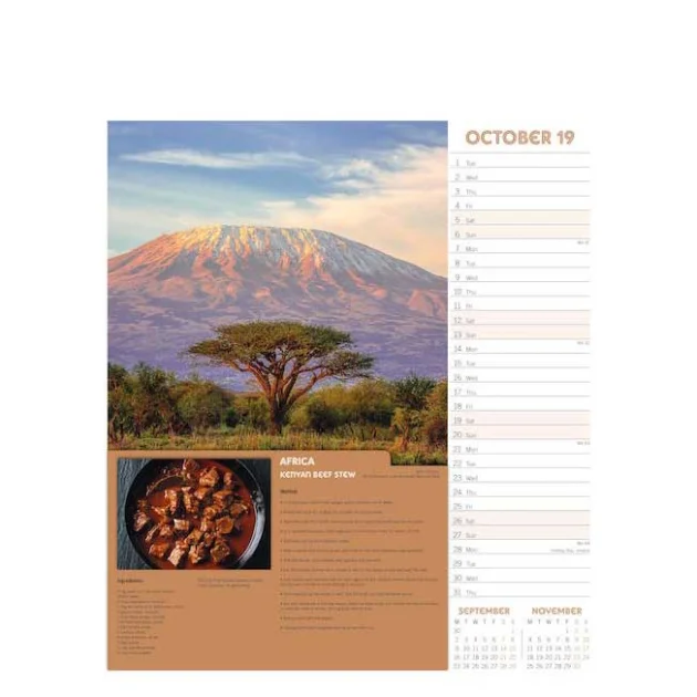 Taste For Travel Wall Calendars