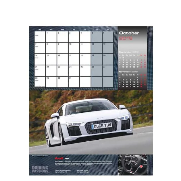 Driving Passions Wall Calendars