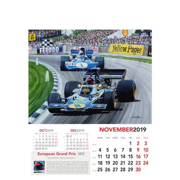 Grand Prix Wall Calendars