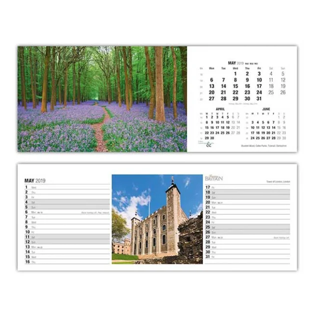Britian In View Desk Calendars