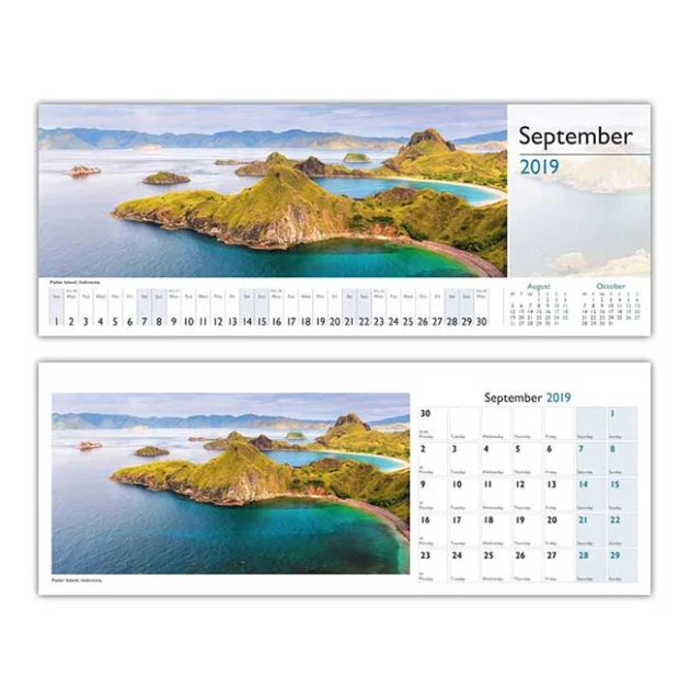 World in View Desk Calendars