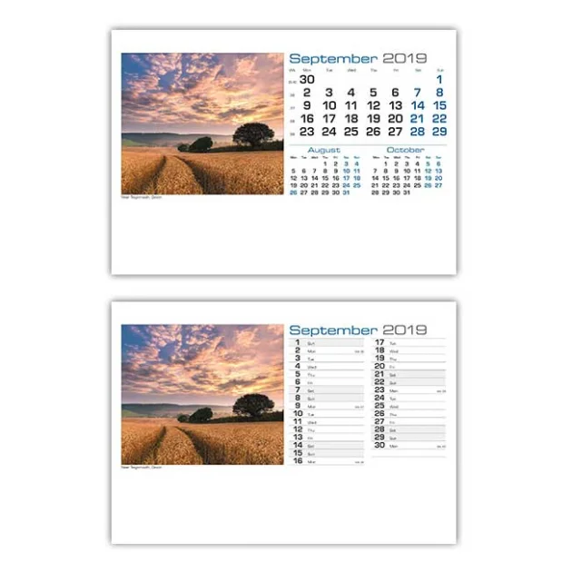 Atmospheric A5 Calendars