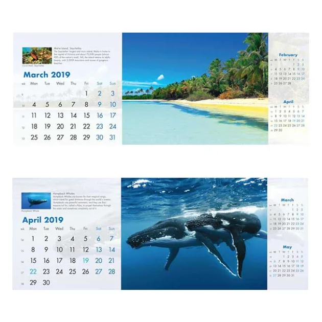 Blue Planet Desk Calendars