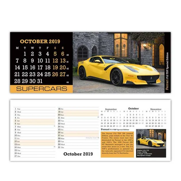 Supercars Desk Calendars