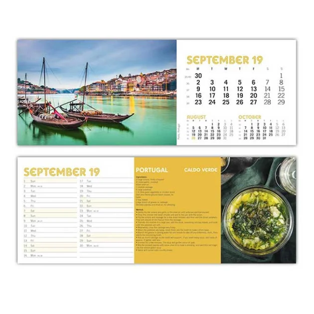 Taste for Travel Desk Calendars