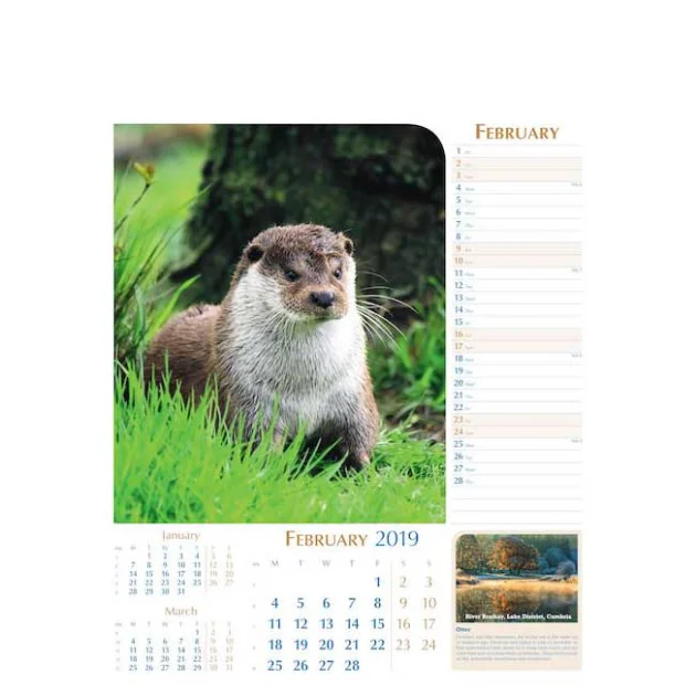 Notable Wildlife Wall Calendars
