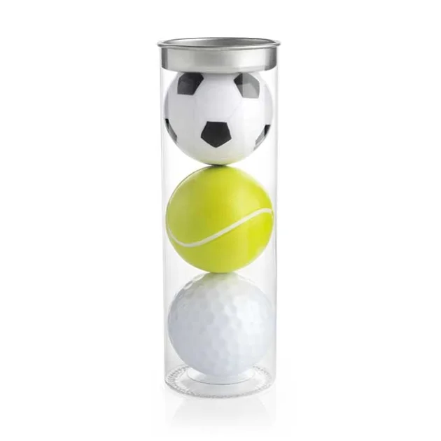 Set of Sports Ball Lip Balms in a Tube
