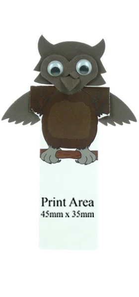 Printed Owl Bookmarks