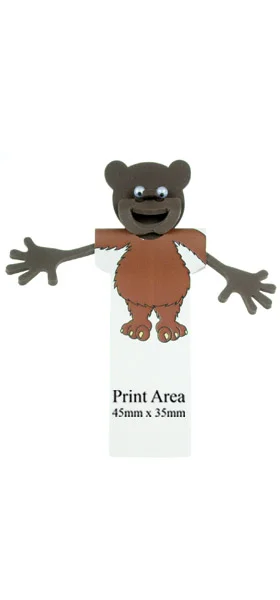 Printed Bear Bookmarks