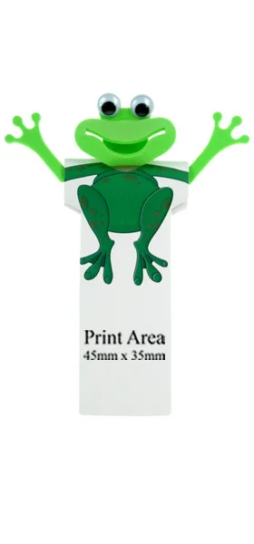 Printed Frog Bookmarks