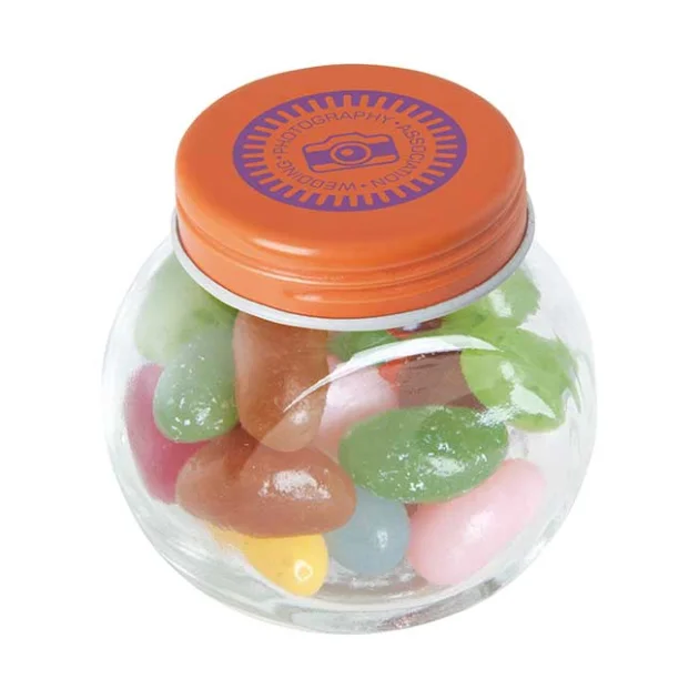 Small Glass Jelly Bean Jars