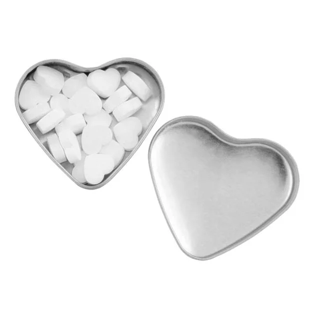 Small Tin with Heart Mints