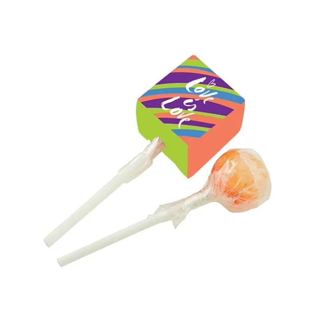 Ball Lollipops in Square Boxes