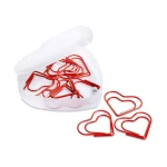 Coraclip Boxed Heart Clips