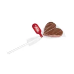 Valentines Heart Shaped Chocolate Lollipops