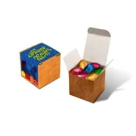 Eco Kraft Cubes Foiled Chocolate Eggs