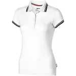 Deuce short sleeve women's polo with tipping