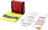 First Aid Kit 19-Piece with Safety Vests