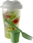 Salad Containers With A Cup And Fork