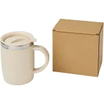 Wey 400 ml wheat straw insulated mug