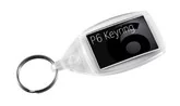 Traditional Clear Plastic Keyrings P6