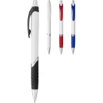Turbo ballpoint pen with white barrel