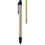 Planet recycled stylus ballpoint pen