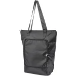 Cool-down zippered foldable cooler tote bag
