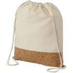 Woods 150 g/m² cotton and cork drawstring backpack