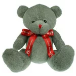 25cm Red Nose Bow Bears