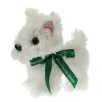 White Westie Bow Dogs