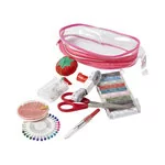 Sewing Sets in Transparent Pouch with Zipper