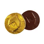 45mm Round Chocolate Coins