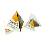 Pyramid Tea Bags With Printed Tag