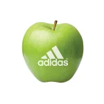 Green Apple With Logo