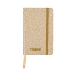 A6 PU Covered Notebooks With Cork Print