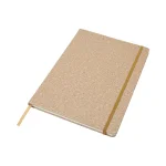 A4 PU Covered Notebooks With Cork Print
