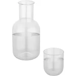 Amelie glass carafe and cup set