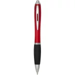 Nash RCS recycled plastic ballpoint pen with coloured barrel and black grip (black ink)