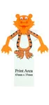 Printed Tiger Bookmarks