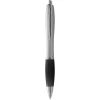 Nash ballpoint pen silver barrel and coloured grip