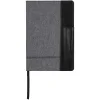 Heathered A5 notebook with leatherlook side