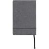Heathered A5 notebook with leatherlook side