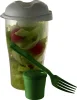 Salad Containers With A Cup And Fork
